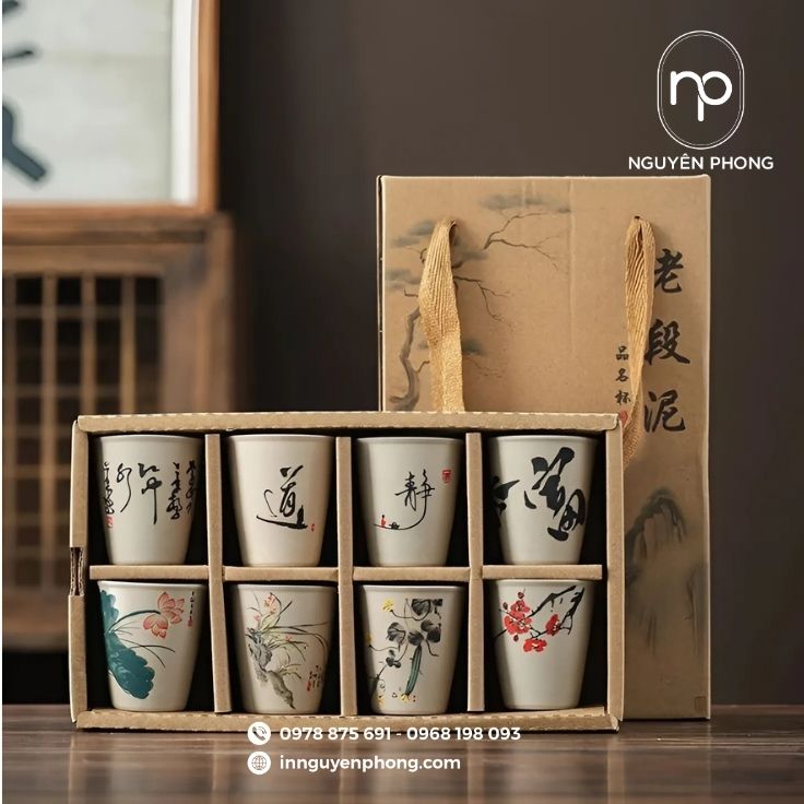 In hộp đựng gốm sứ giá rẻ, chất lượng cao